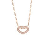 Cartier - Ketting met hanger roze goud