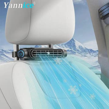 Verstelbare Auto Hoofdsteun Ventilator - 3 Snelheden & USB V, Verzenden, Nieuw