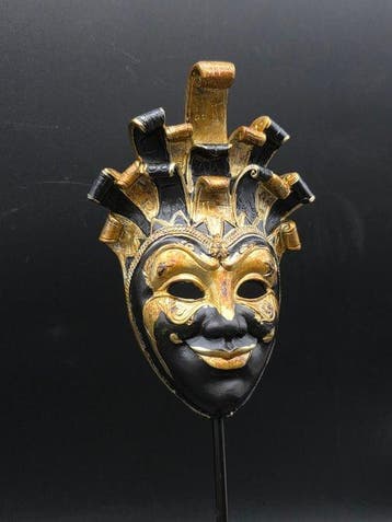 Decoratief ornament - Venetian Carnival Mask on Stand - Azië