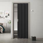 Aanbieding! Balci Sarah vouwdeur kleur zwart BxH 112x254 cm, Kunststof, 80 tot 100 cm, 215 cm of meer, Binnendeur
