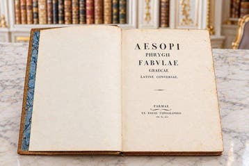 Bodoni / Esopo - Fabulae Graecae - 1800