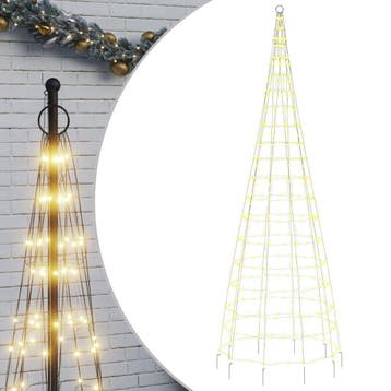 Kerstverlichting vlaggenmast 300cm | retourdeal 68% korting, Diversen, Ophalen of Verzenden, Nieuw
