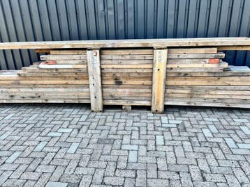 6x Houten gordingen, Nieuw