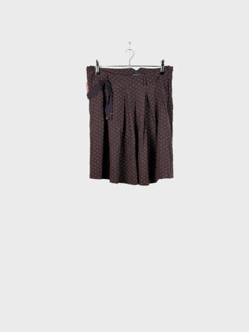 CHINE COLLECTION Pleated Skirt Dames maat W35 Bruin Vintage, Kleding | Dames, Rokken, Ophalen of Verzenden, Nieuw