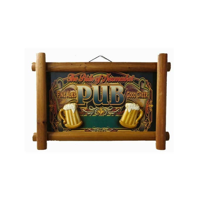Pubbord 2 bierpullen pub, Verzamelen, Merken en Reclamevoorwerpen, Nieuw, Verzenden