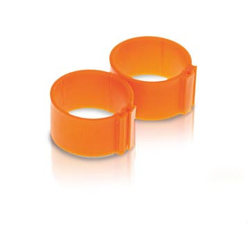 Pluimvee ring 6 mm oranje, Ophalen of Verzenden, Nieuw
