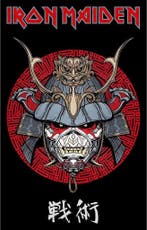 Iron Maiden Senjutsu Samurai Eddie Textielposter off. merch., Ophalen of Verzenden, Nieuw, Poster, Artwork of Schilderij