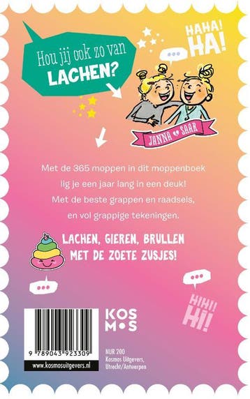 De Zoete Zusjes moppenboek / De Zoete Zusjes 9789043923309, Boeken, Kinderboeken | Kleuters, Verzenden, Gelezen, Hanneke de Zoete