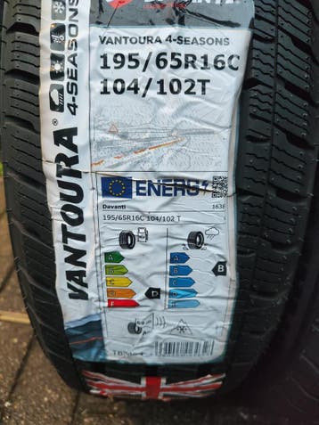 195/65r16C 104/102T Davanti All seasons, Ophalen, 16 inch, Nieuw, All Season