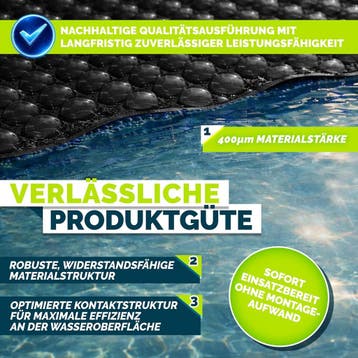 Zwembadafdekking - diameter 600 cm - solar folie -, Verzenden, Nieuw
