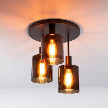 Lucaro Plafondlamp - 3-lichts Brons, Ophalen of Verzenden, Nieuw