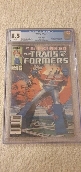 The Transformers #1 - Newsstand Edition - Origin & 1st comic, Boeken, Strips | Comics