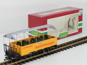 LGB 3025 RhB-Aussichtswagen B 3025, Metallrader, Gebruikt, Overige typen, Ophalen of Verzenden, LGB