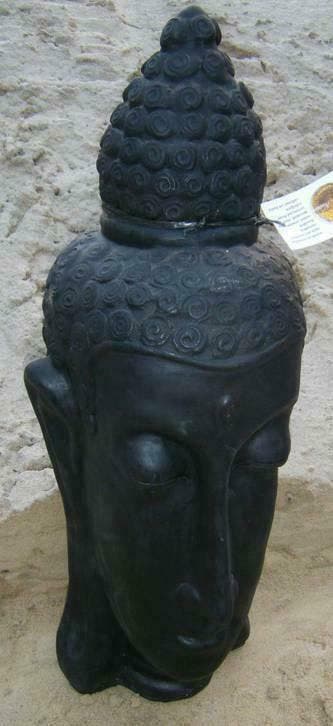 keramiek boeddha beelden, long face buddha, geluksbrenger, Ophalen of Verzenden, Nieuw