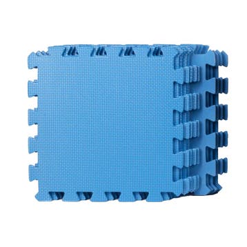 Benson Blauwe puzzel vloertegels - foam - 30 x 30 cm - se..., Kinderen en Baby's, Ophalen of Verzenden, Nieuw