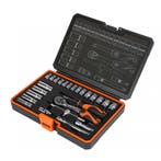 Kendo 25-delige 1/4 dopsleutelset, Verzenden, Nieuw