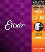 Elixir Nanoweb 16027 phosphor bronze .011, Verzenden, Nieuw