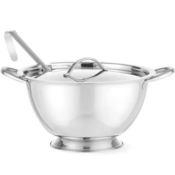 Soepkom | RVS | 200cl | Per Stuk | Ø270x175(h)mm HENDI, Verzenden, Nieuw in verpakking