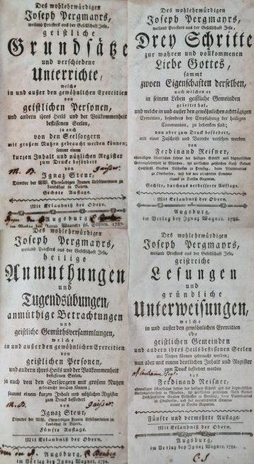J. Bergmayr: - Geistreiche Lesungen / Liebe Gottes / Heilige