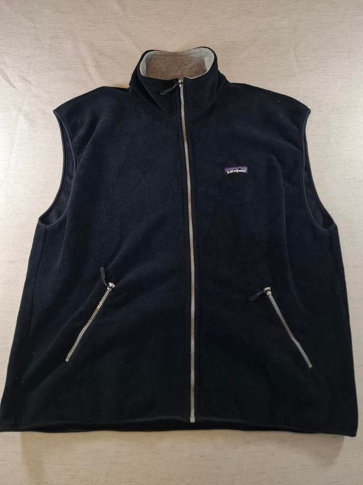 Patagonia Fleece bodywarmer heren, maat XL Zwart, Kleding | Heren, Truien en Vesten, Zwart, Maat 56/58 (XL), Zo goed als nieuw