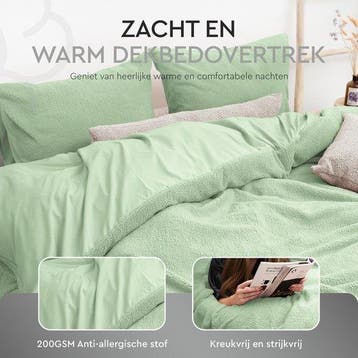 Veiling - Sleeptime Teddy Dekbedovertrek - 200x200/220 +2slo, Nieuw
