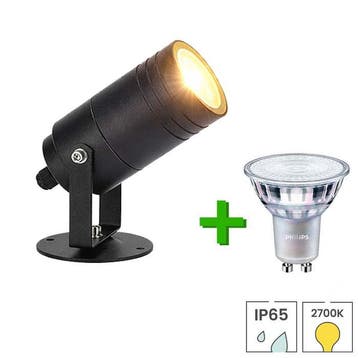 Wandlamp Umea + LED spot GU10 Philips CorePro | 3.5 watt |, Verzenden, Minder dan 50 watt, Overige typen, Nieuw
