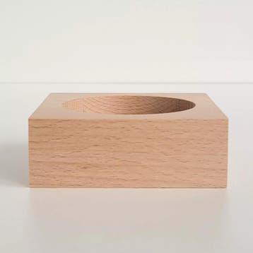 HOCHO Beukenhouten Wijnhouder 110x110x40 mm – Perfect voo., Ophalen of Verzenden, Nieuw