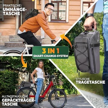2dekans | MIVELO - Fietstas – 3-in-1 Rugzak & Schoudertas –, Ophalen of Verzenden, Zo goed als nieuw, MIVELO