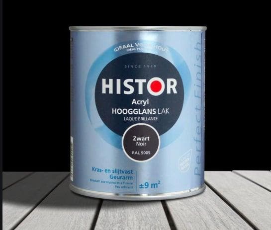 Histor Perfect Finish Acryl Hoogglans - Cyber - 0,75 liter, Doe-het-zelf en Verbouw, Verf, Beits en Lak, Lak, Overige kleuren