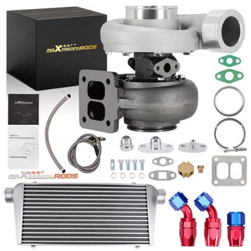 GT45 turbo kit universeel met intercooler 600x300x76mm en..., Verzenden, Nieuw, Universele onderdelen