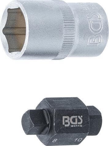 Bgs Technic Oil Drain Plug dop, 4-pt, 8 en 10 mm, Auto diversen, Verzenden, Nieuw
