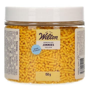 Wilton Bakvaste Jimmies Geel 150g, Verzenden, Nieuw