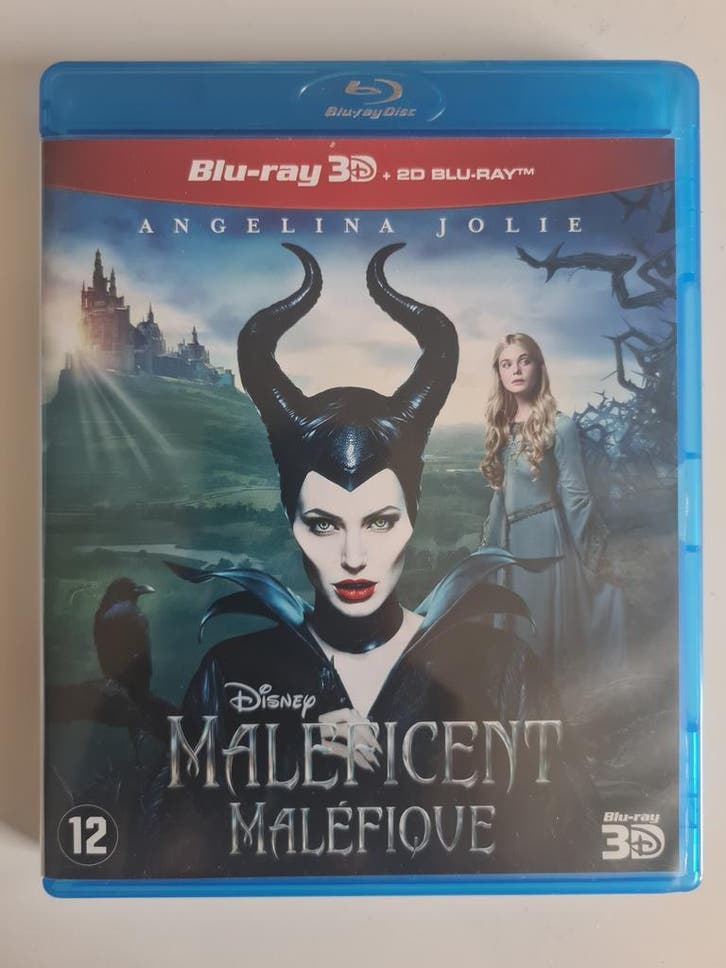 MALEFICENT (3D + 2D) (BLURAY), Cd's en Dvd's, Blu-ray, Gebruikt, Verzenden