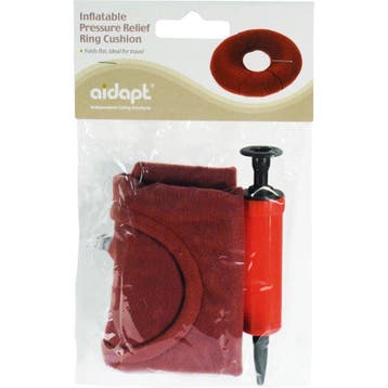 Zitring Aambeienkussen Rood – 39 cm Opblaasbaar met Pompje, Ophalen of Verzenden, Nieuw