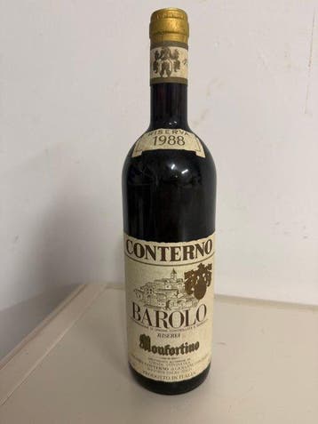 1988 Conterno Monfortino - Barolo Riserva - Fles (0,75, Nieuw