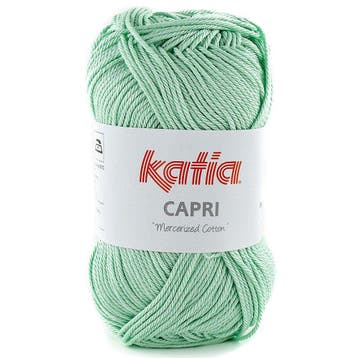 Katia Capri - 82174 zeegroen - Katoen Garen, Hobby en Vrije tijd, Breien en Haken, Ophalen of Verzenden, Nieuw
