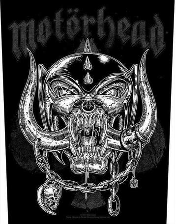 Motörhead - Etched Iron - Rugpatch officiële merchandise, Ophalen of Verzenden, Nieuw, Kleding