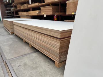 Paintplex multiplex platen – Wit/Grijs gegrond, A/B Grade, Doe-het-zelf en Verbouw, Ophalen, Nieuw, Multiplex