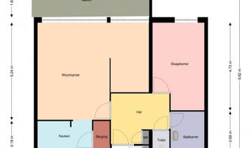 Te Huur 3 Kamer Appartement Harderwijkoever Almere, Direct bij eigenaar, Almere, Appartement, Almere