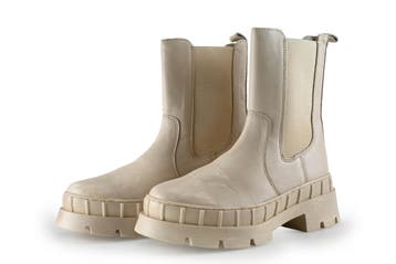 Nelson Chelsea boots in maat 38 Wit, Verzenden, Wit, Overige typen, Zo goed als nieuw
