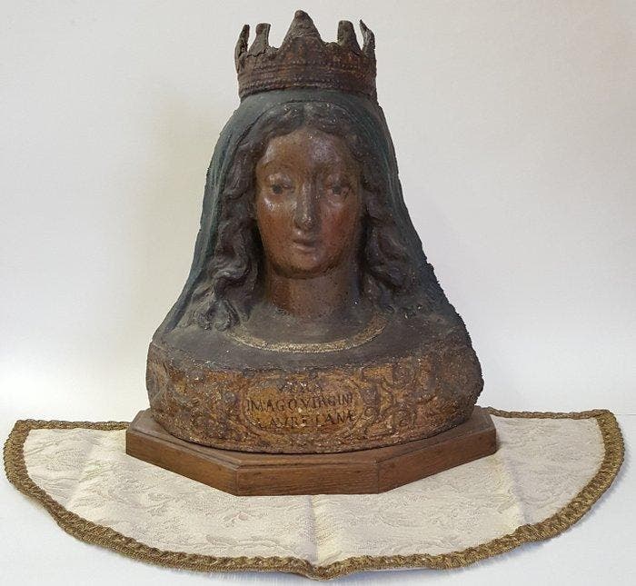 sculptuur, Madonna di Loreto - Onze-Lieve-Vrouw van Loreto,, Antiek en Kunst, Antiek | Overige Antiek