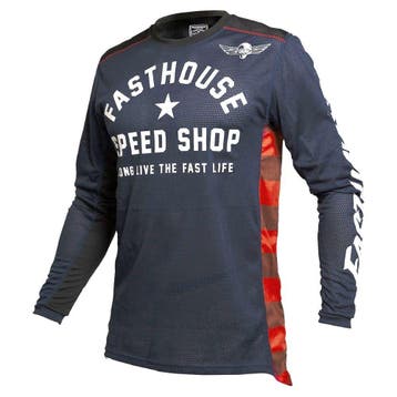 Fasthouse 2022 Originals Air Cooled Crossshirt Navy / Zwart, Ophalen of Verzenden, Nieuw