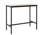 Bartafel Cesura rechthoekig eiken melamine - 120x60x105 cm, Huis en Inrichting, Tafels | Eettafels, Ophalen of Verzenden, Nieuw