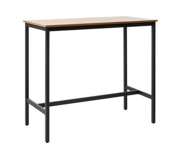 Bartafel Cesura rechthoekig eiken melamine - 120x60x105 cm, Ophalen of Verzenden, Nieuw