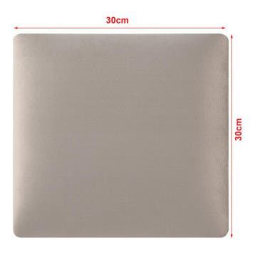 Gestoffeerde wandpanelen Carpino set van 4 fluweel 30x30 cm, Verzenden, Nieuw