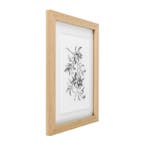 Fotolijst Dubbelglas Ongelakt Eiken 40x60 cm, Ophalen of Verzenden, Nieuw