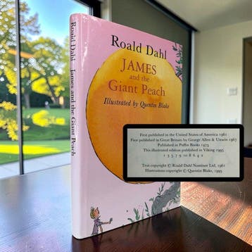 Roald Dahl - 1st Printing - James and the Giant Peach - 1995