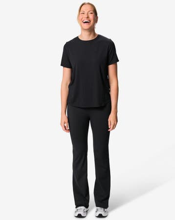 HEMA Damessportlegging flared fit zwart, Verzenden, Nieuw