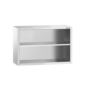 GGM Gastro | RVS wandkast PREMIUM - 1000x400x800mm - open |, Verzenden, Nieuw in verpakking, RVS Meubilair