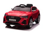Audi e-tron ,12 volt elektrische kinderauto met rubberen ban, Kinderen en Baby's, Ophalen of Verzenden, Nieuw